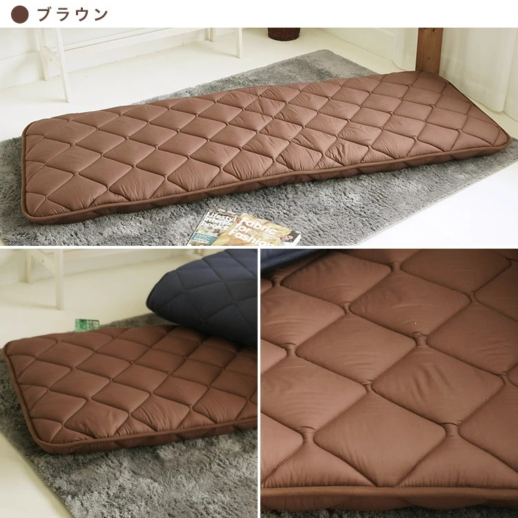 セミシングル敷布団ブラウン