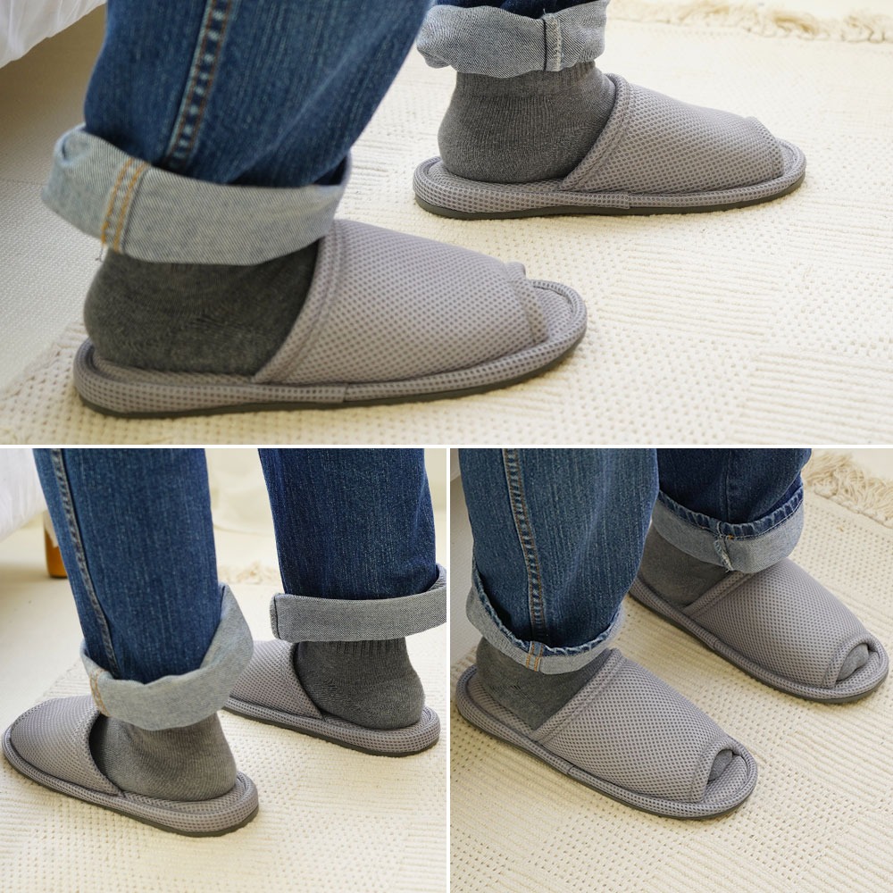LL 大きいルームシューズ 着用イメージ