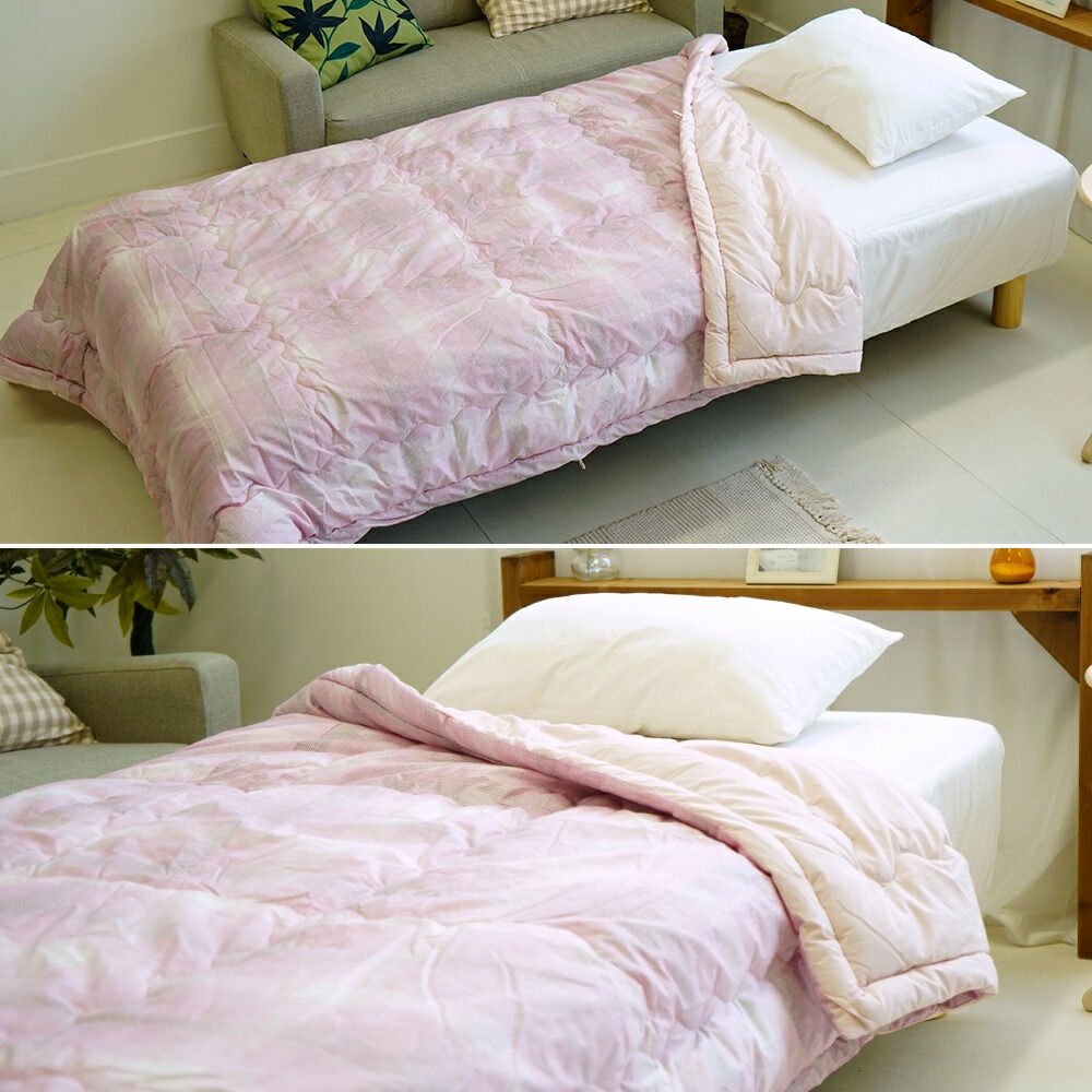 ダクロン 洗える肌ふとん ピンク