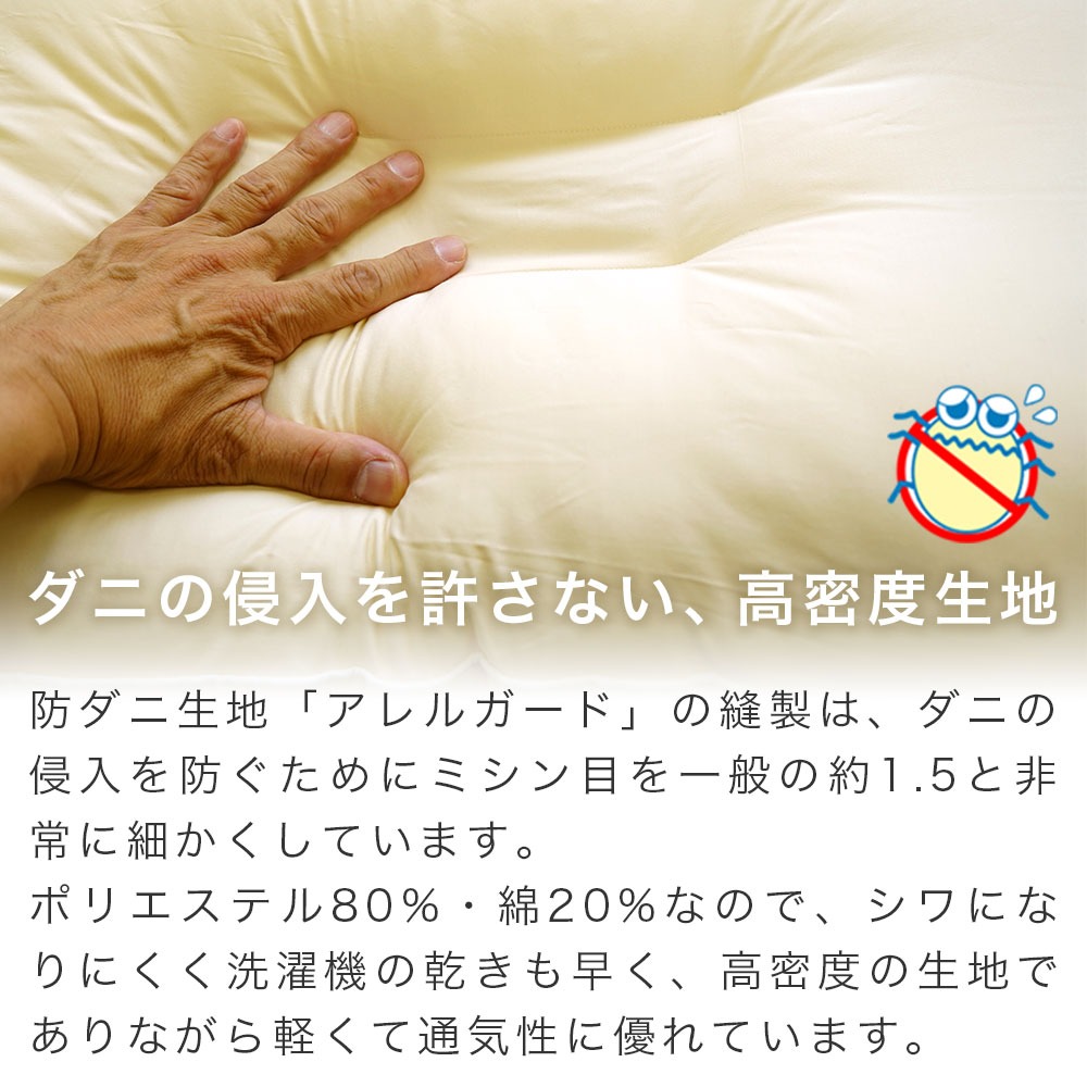 高密度生地 防ダニ アレルガードについて