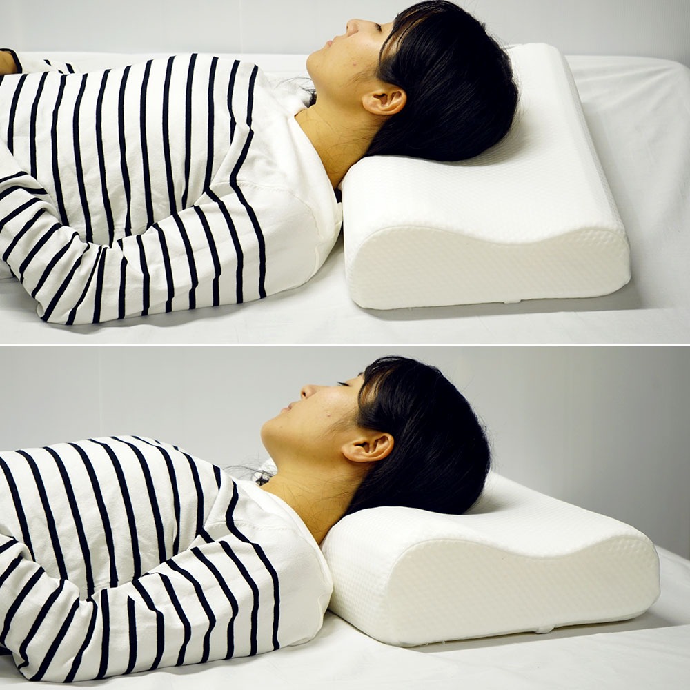 高反発まくら 使用イメージ